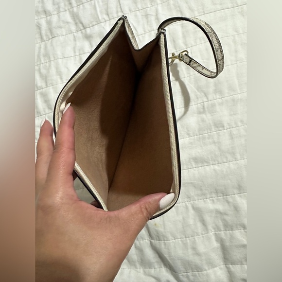 Calvin Klein Gray Monogram Clutch - Picture 3 of 5